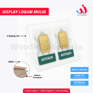 Display Logam Mulia Lebar 10cm