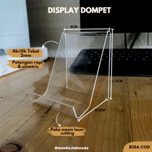 Display Stand Dompet Akrilik