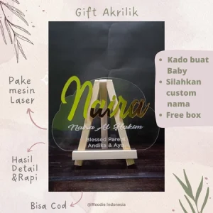 Papan Nama Bayi Custom