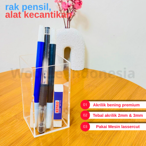 Rak Pensil / Tempat Alat Kecamtikan