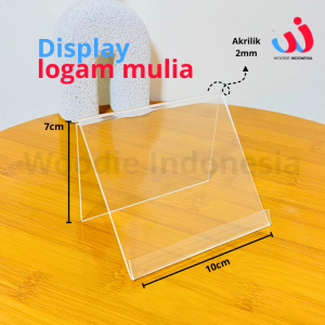 Display Logam Mulia Lebar 10cm