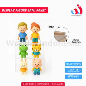 Display Kartun Figure Mainan Anak Tempat Kosmetik Tempat Pafum Display Aksesoris Stand Kartun Stand Koleksi Mobil-Mobilan