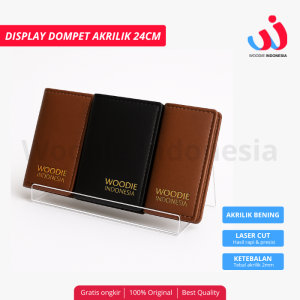 Display Dompet Akrilik 24cm